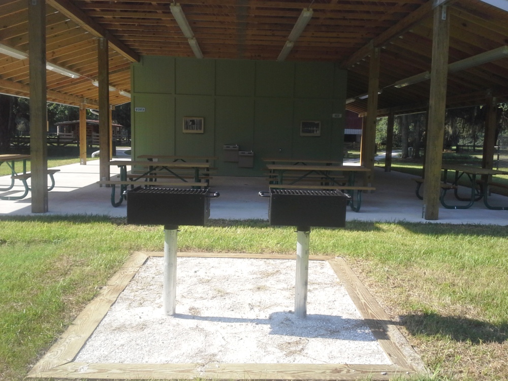 Large Pavilion with 6 tables... Reserve Now ….. Fees